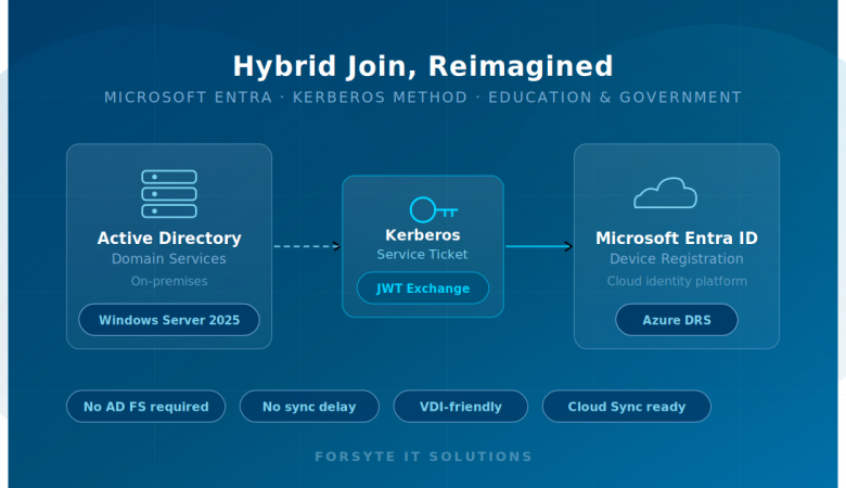 Microsoft Entra Hybrid Join: The New Kerberos Method Changes Everything for Education & Government IT