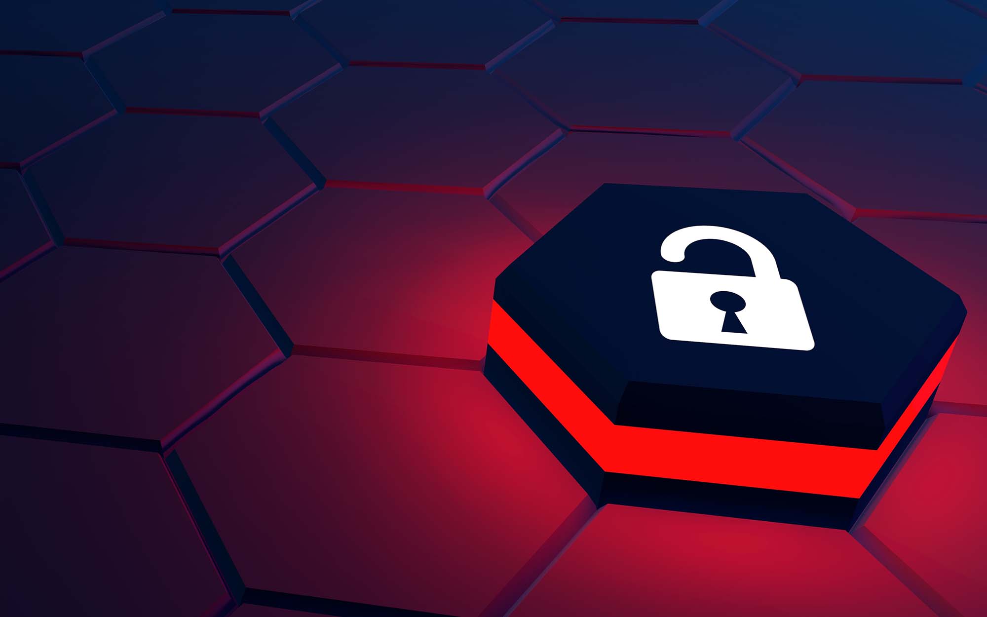 Visualization-of-cyber-attacks.-Concept-of-data-security.-Computer-protection.-Virus-alert.-3D-rendering_